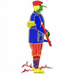 Cowboy And Hunter Embroidery Design 11